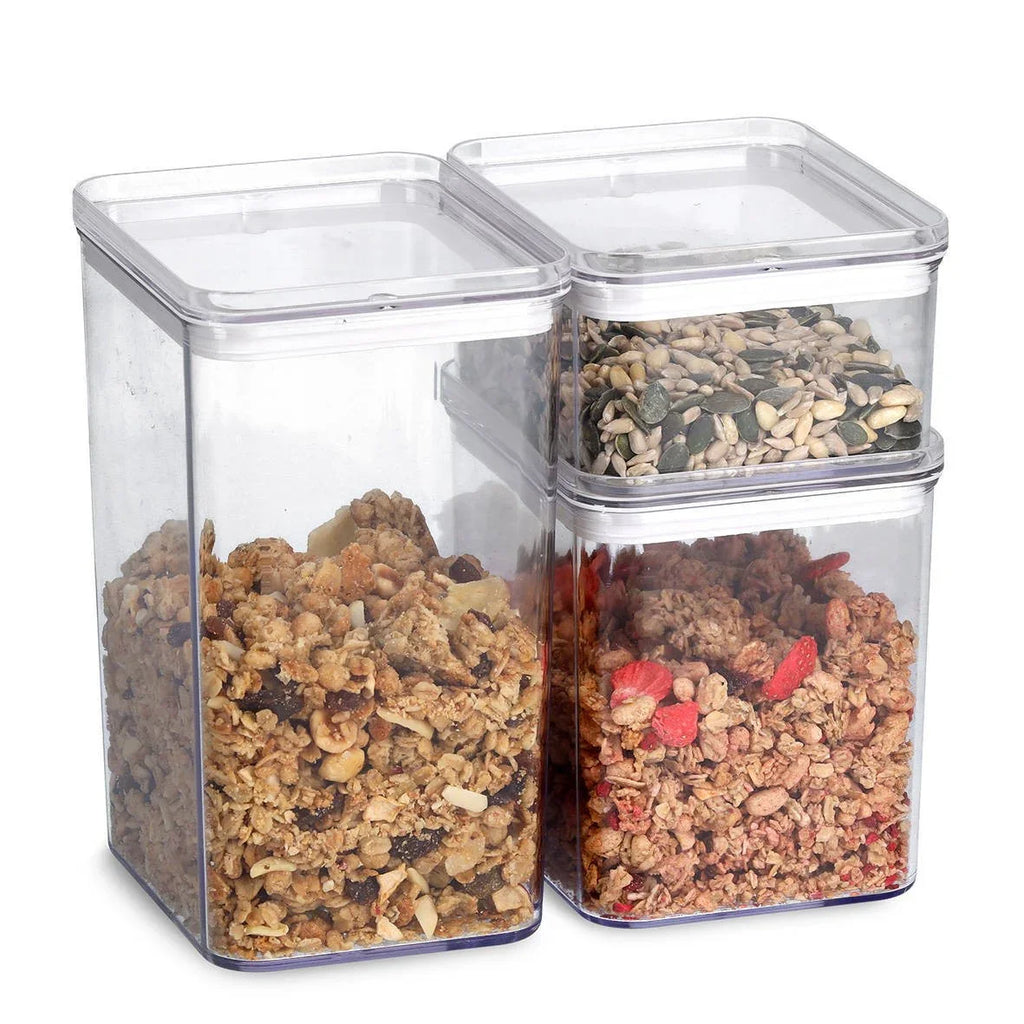 Set de 3 Recipientes Transparentes para Cocina - Style Home Shop
