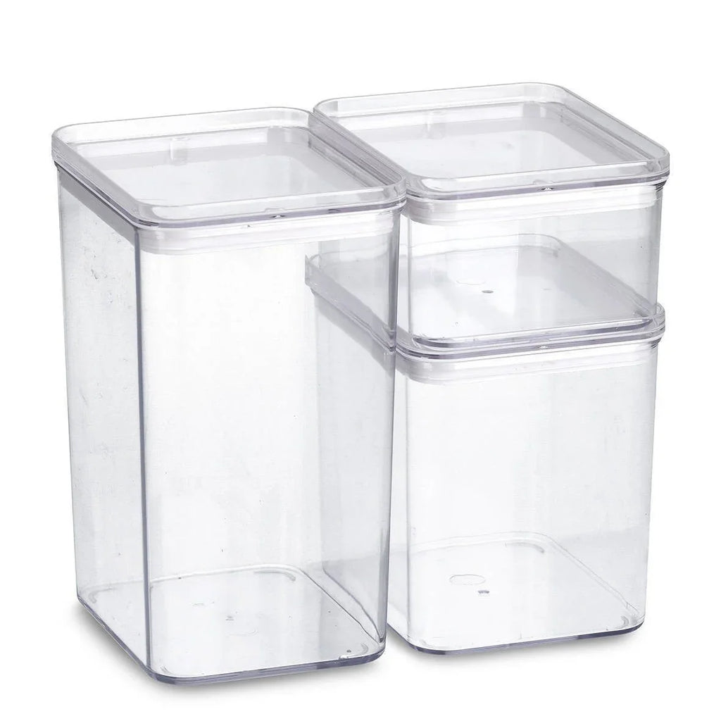 Set de 3 Recipientes Transparentes para Cocina - Style Home Shop