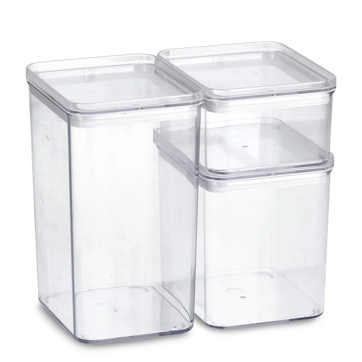Set de 3 Recipientes Transparentes para Cocina - Style Home Shop