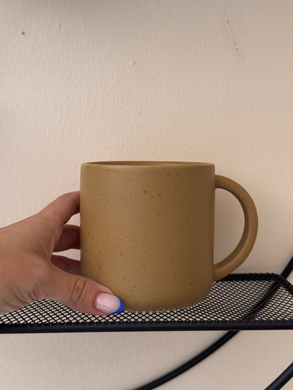 Taza Mug Reactiva 35 cm - Porcelana esmaltada artesanal (Pieza única)