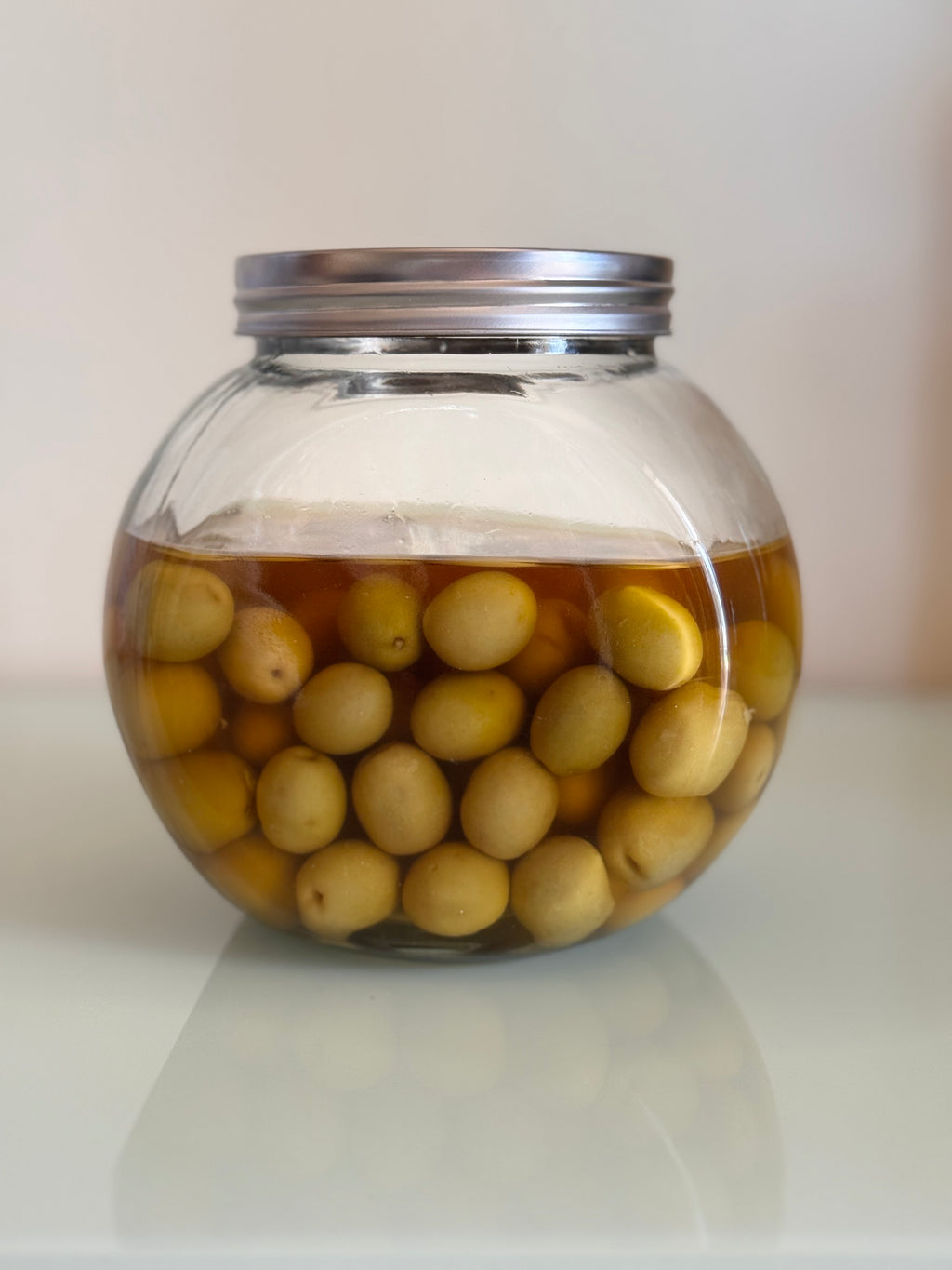 Tarro de Vidrio “Candy” 1200 ml con Tapa de Acero Inoxidable | Diseño, Frescura y Brillo en tu Cocina