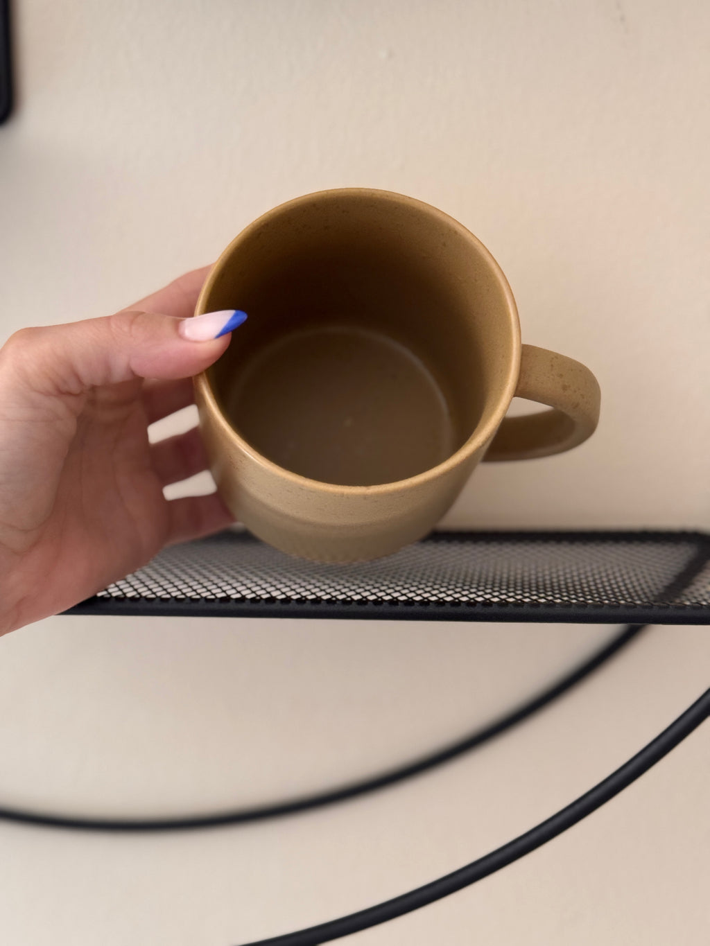 Taza Mug Reactiva 35 cm - Porcelana esmaltada artesanal (Pieza única)