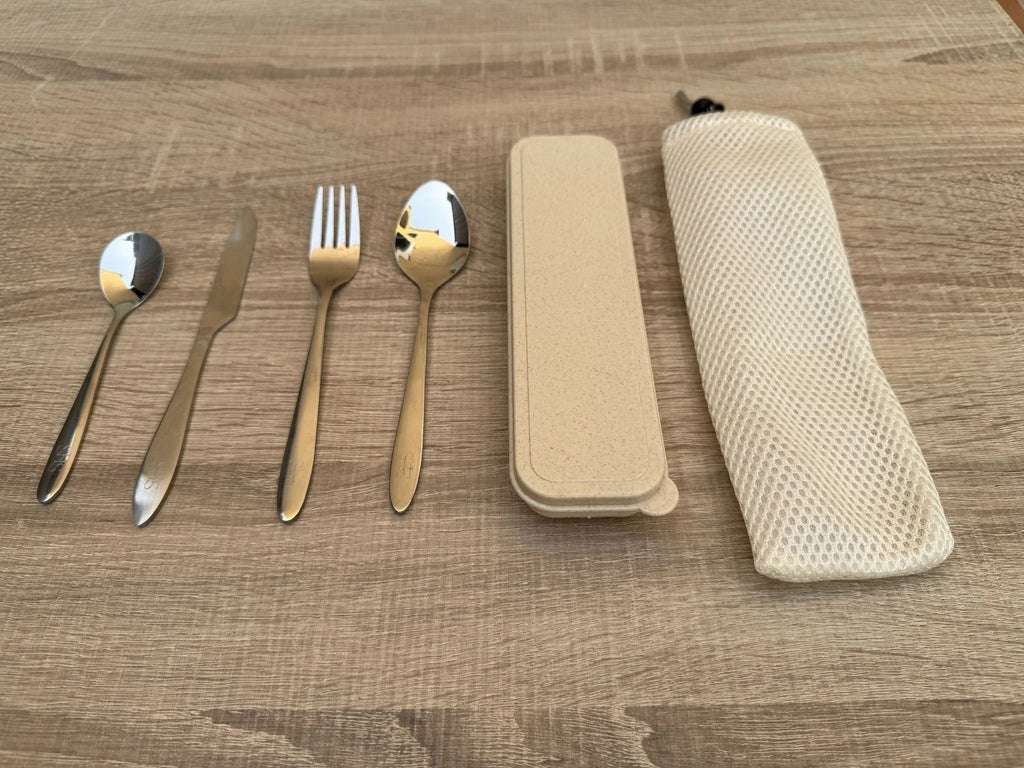Set de Cubiertos Reutilizables con Estuche – Llévalos Contigo - Style Home Shop