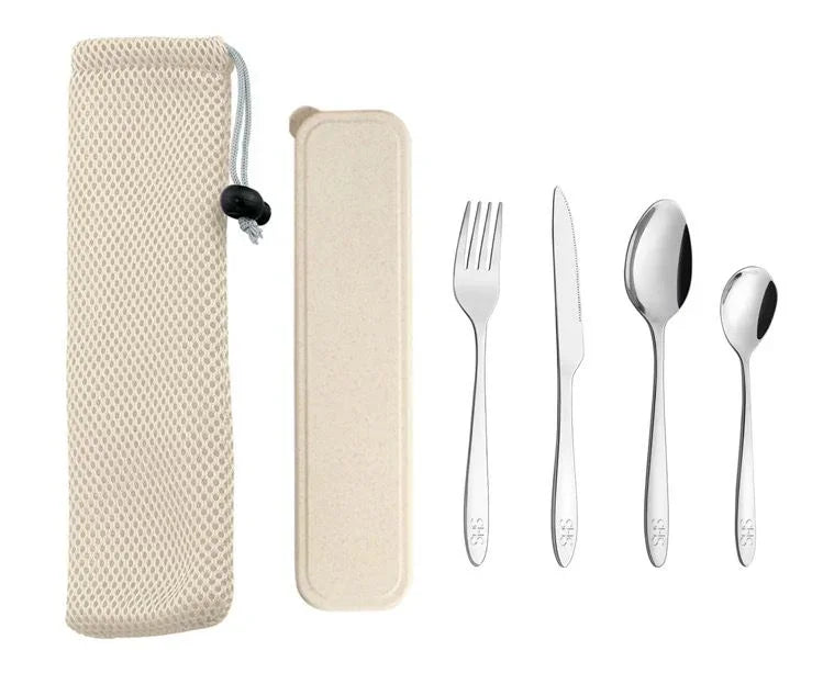 Set de Cubiertos Reutilizables con Estuche – Llévalos Contigo - Style Home Shop