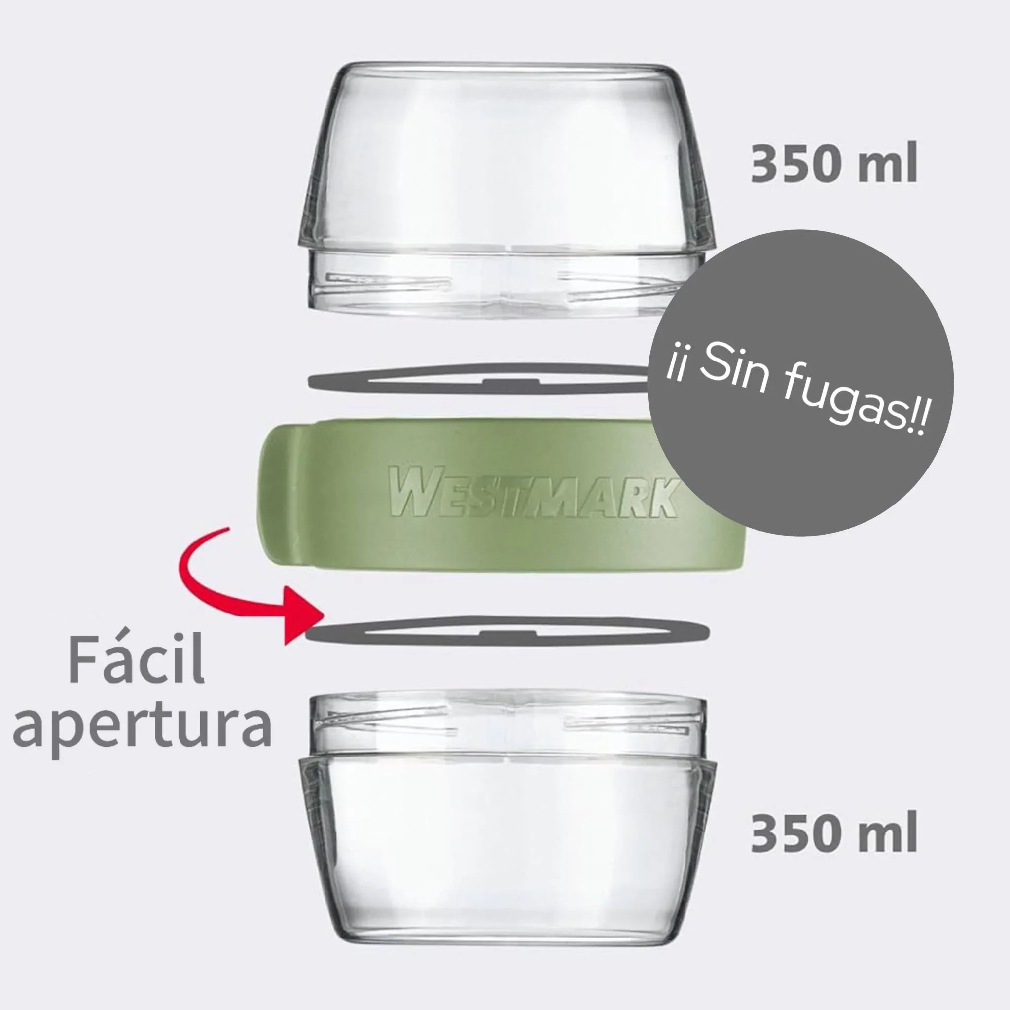 Lunchpot Westmark 400 ml – Edición MINI para snacks y meriendas saludables (+Colores) - Style Home Shop