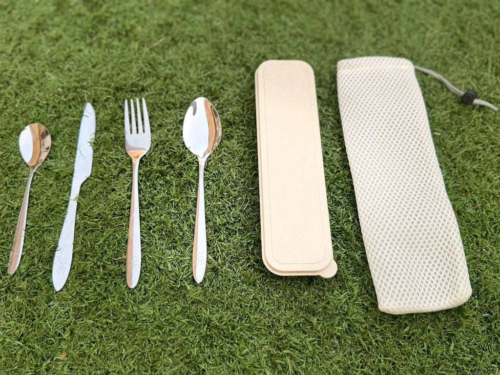 Set de Cubiertos Reutilizables con Estuche – Llévalos Contigo - Style Home Shop